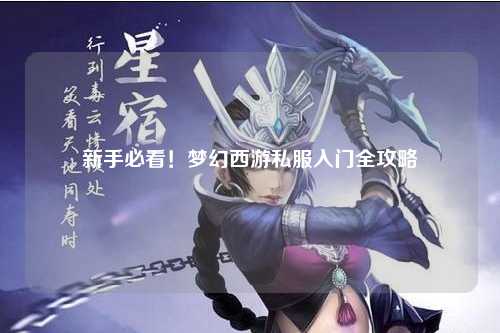 新手必看！夢幻西游私服入門全攻略